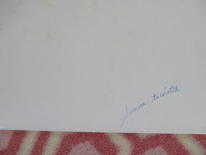 SOMEONE TO WATCH OVER ME FOLDED US ONE SHEET POSTER T BERENGER R SCOTT 1987 Movie posters