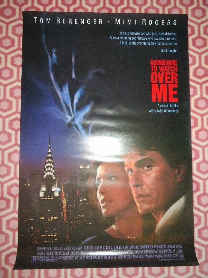 SOMEONE TO WATCH OVER ME US ONE SHEET ROLLED POSTER RIDLEY SCOTT TOM BERENGER Movie posters