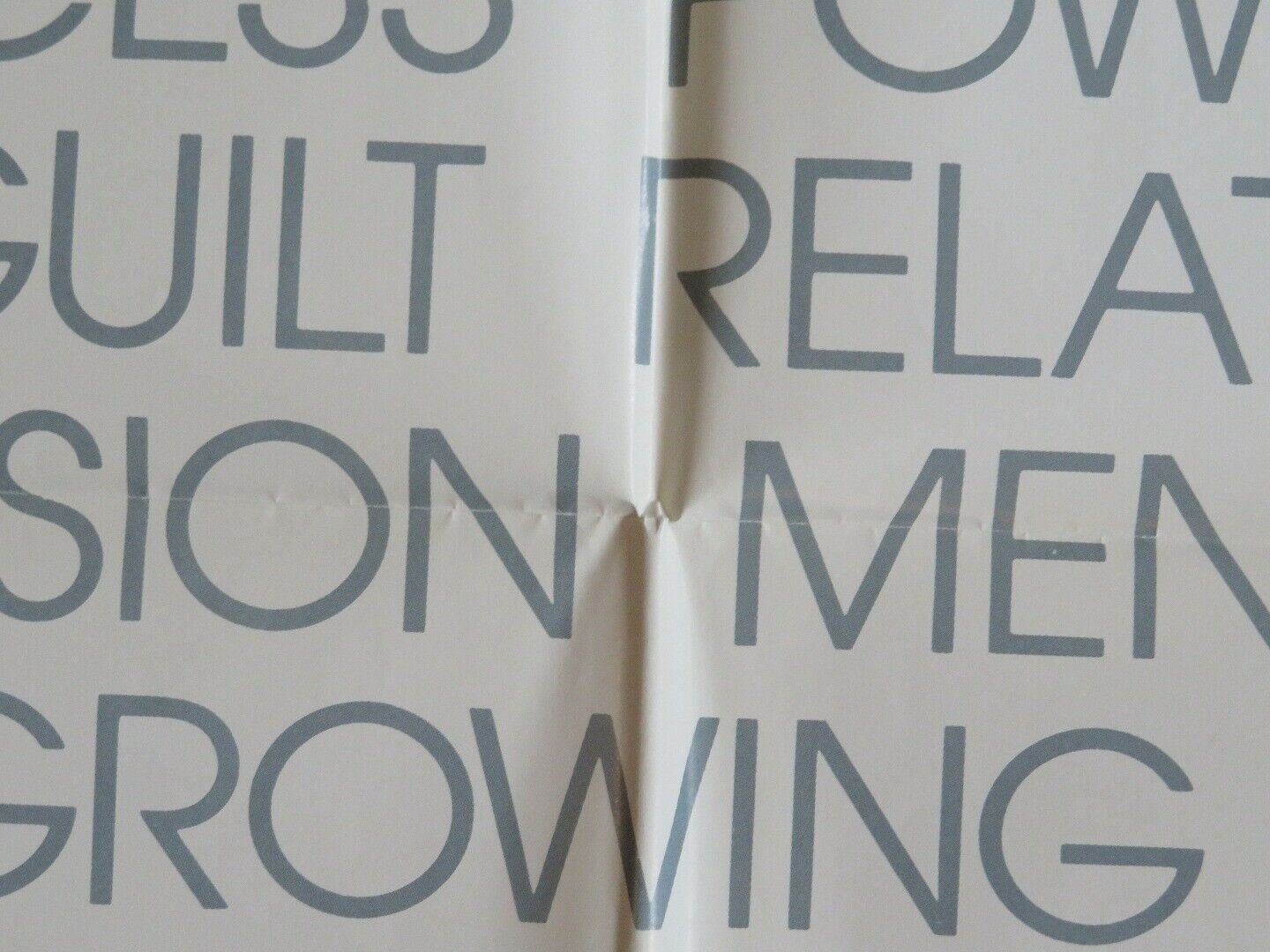 SOMETHING ABOUT LOVE FOLDED US ONE SHEET POSTER JAN RUBES STEFAN WODOSLAWSKY '87 Movie posters