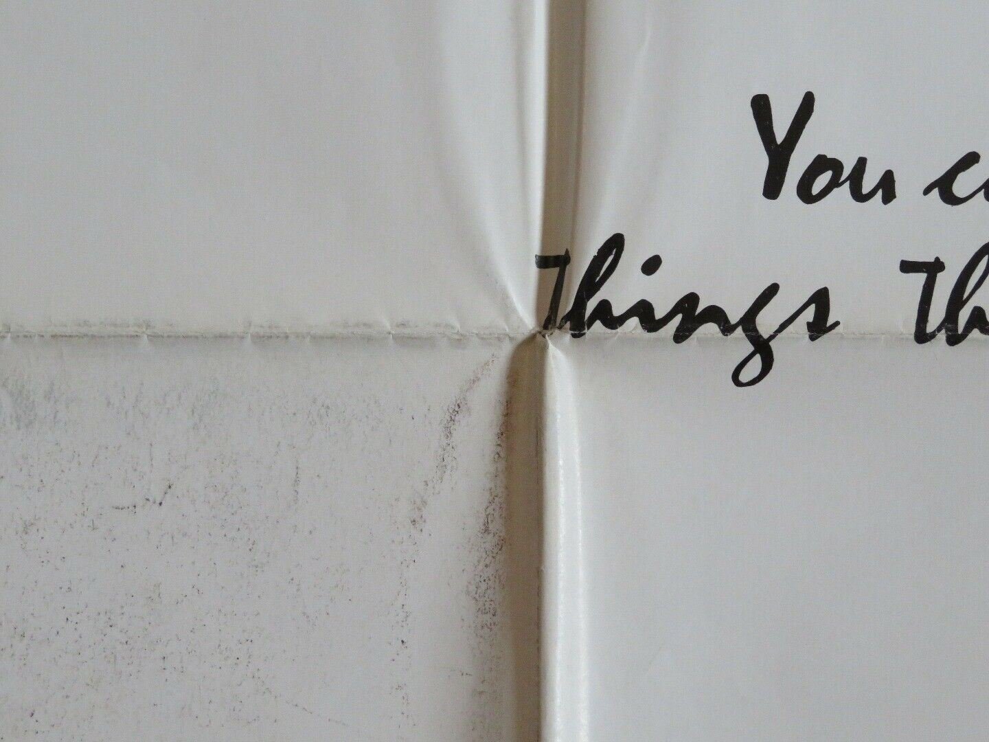 SOMETHING ABOUT LOVE FOLDED US ONE SHEET POSTER JAN RUBES STEFAN WODOSLAWSKY '87 Movie posters