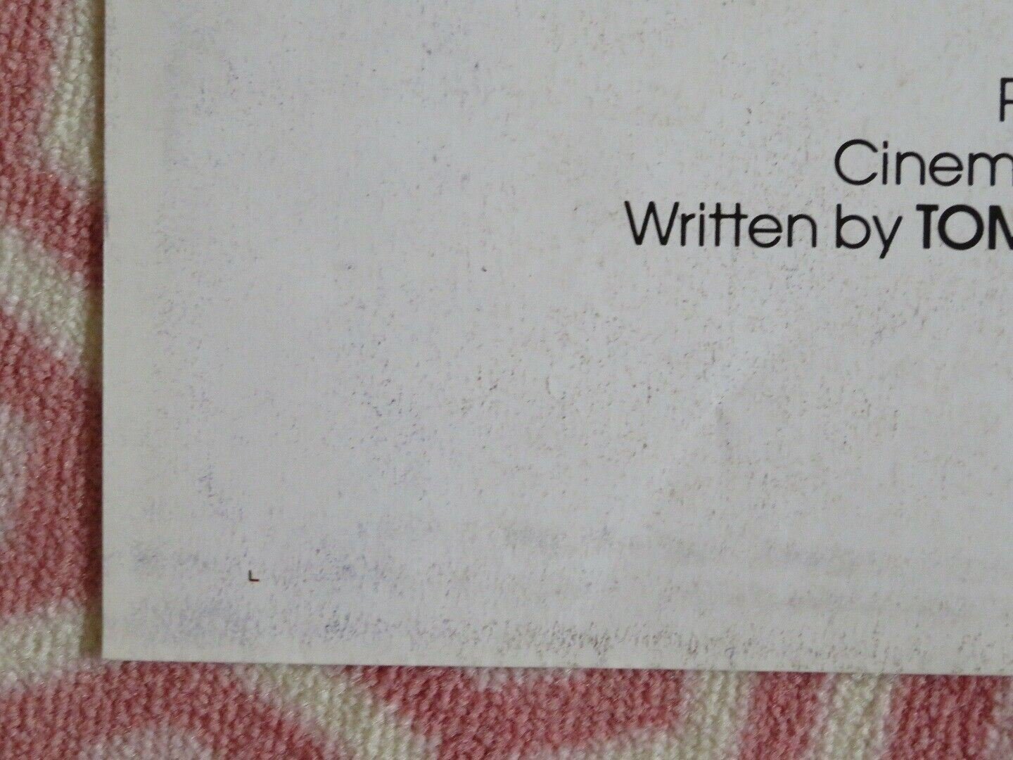 SOMETHING ABOUT LOVE FOLDED US ONE SHEET POSTER JAN RUBES STEFAN WODOSLAWSKY '87 Movie posters