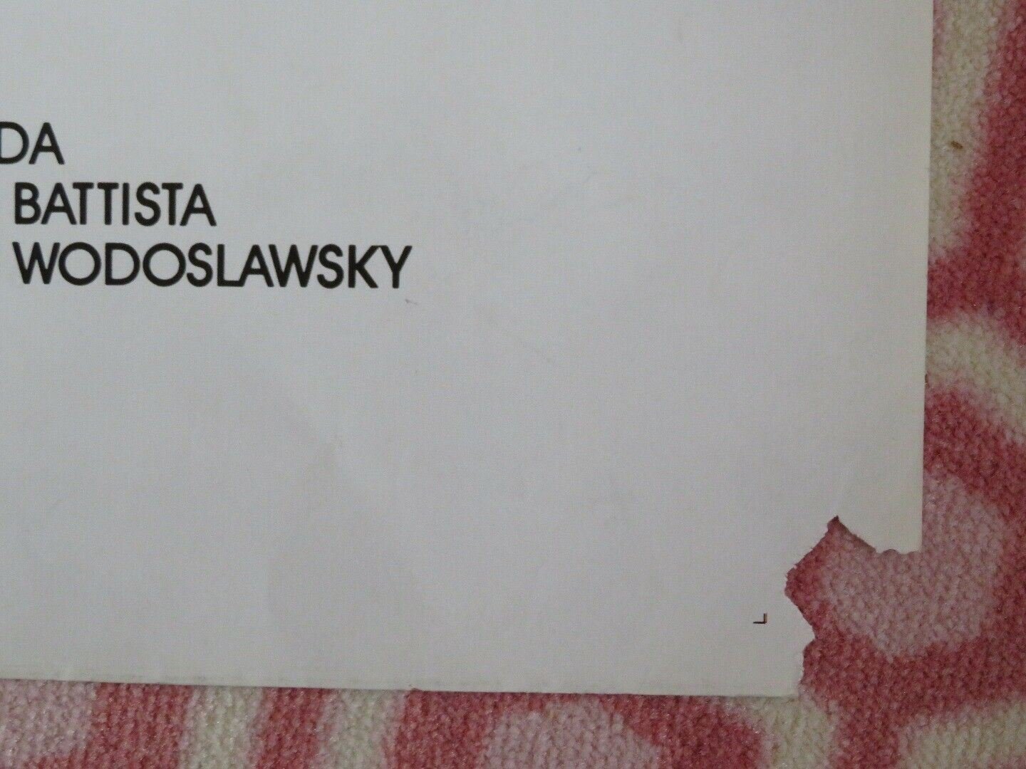 SOMETHING ABOUT LOVE FOLDED US ONE SHEET POSTER JAN RUBES STEFAN WODOSLAWSKY '87 Movie posters