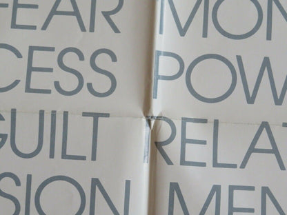 SOMETHING ABOUT LOVE FOLDED US ONE SHEET POSTER JAN RUBES STEFAN WODOSLAWSKY '87 Movie posters