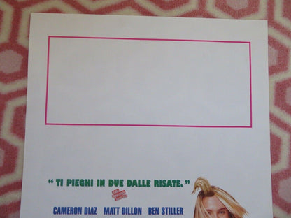SOMETHING ABOUT MARY ITALIAN LOCANDINA (27.5"x13") POSTER CAMERON DIAZ 1998 Movie posters