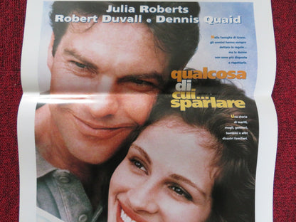 SOMETHING TO TALK ABOUT ITALIAN LOCANDINA POSTER JULIA ROBERTS R. DUVALL 1995 Rendezvous Cinema Movie posters