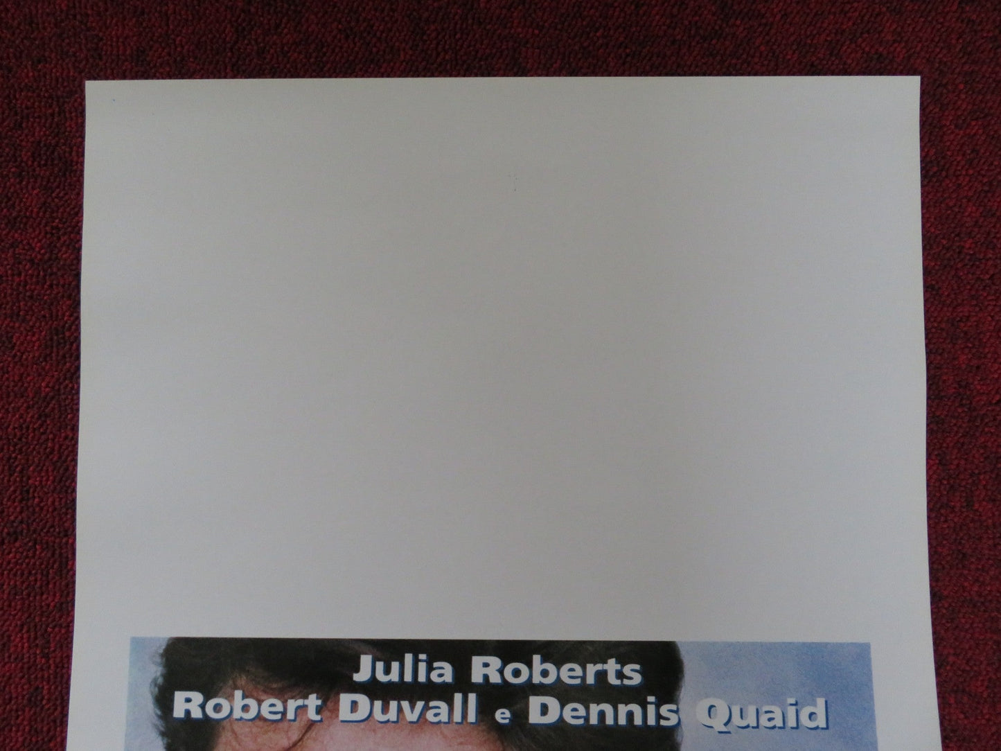 SOMETHING TO TALK ABOUT ITALIAN LOCANDINA POSTER JULIA ROBERTS R. DUVALL 1995 Rendezvous Cinema Movie posters