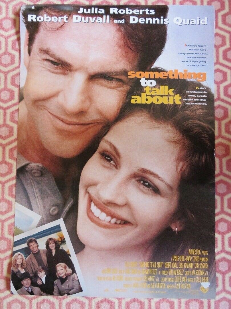 SOMETHING TO TALK ABOUT US ONE SHEET ROLLED POSTER JULIA ROBERTS ROBERT DUVALL Movie posters