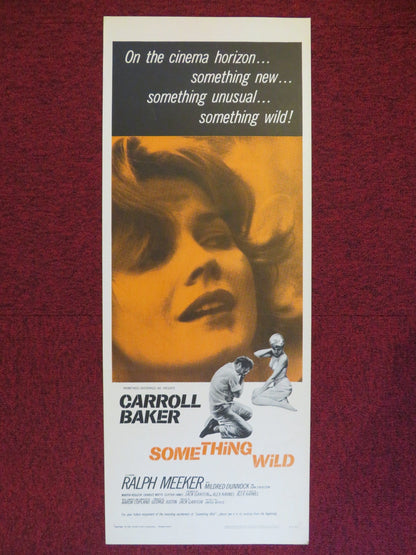 SOMETHING WILD US INSERT (14"x 36") POSTER CARROLL BAKER RALPH MEEKER 1962 Rendezvous Cinema Movie posters