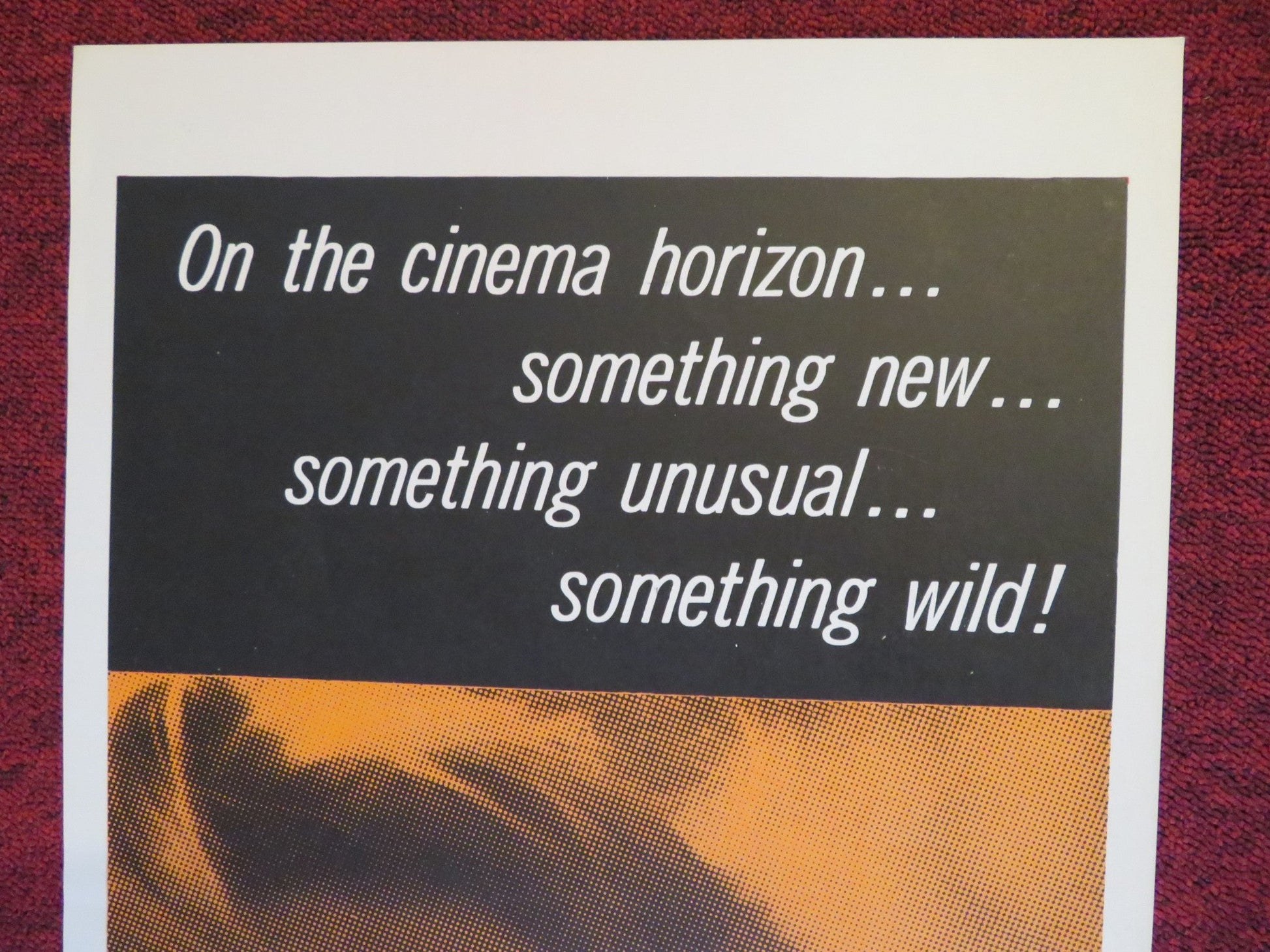 SOMETHING WILD US INSERT (14"x 36") POSTER CARROLL BAKER RALPH MEEKER 1962 Rendezvous Cinema Movie posters