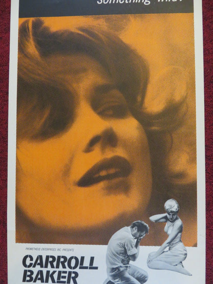 SOMETHING WILD US INSERT (14"x 36") POSTER CARROLL BAKER RALPH MEEKER 1962 Rendezvous Cinema Movie posters