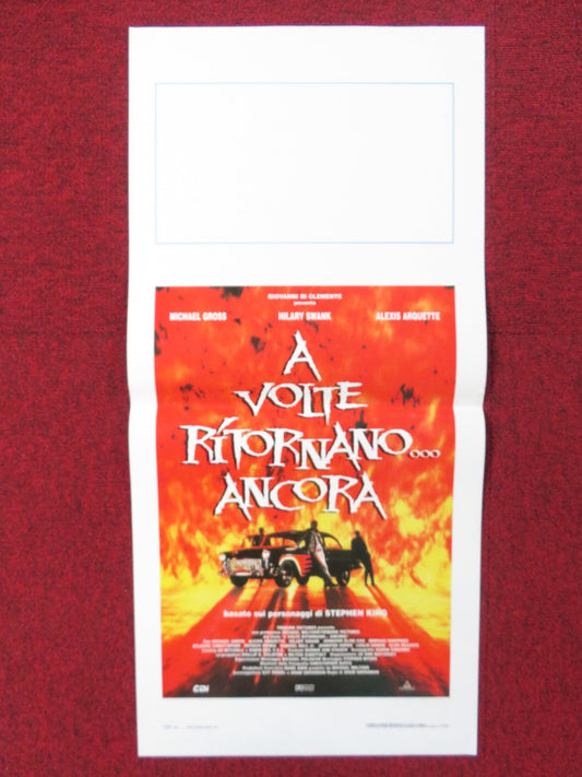 SOMETIMES THEY COME BACK...AGAIN ITALIAN LOCANDINA POSTER MICHAEL GROSS 1997 Rendezvous Cinema Movie posters