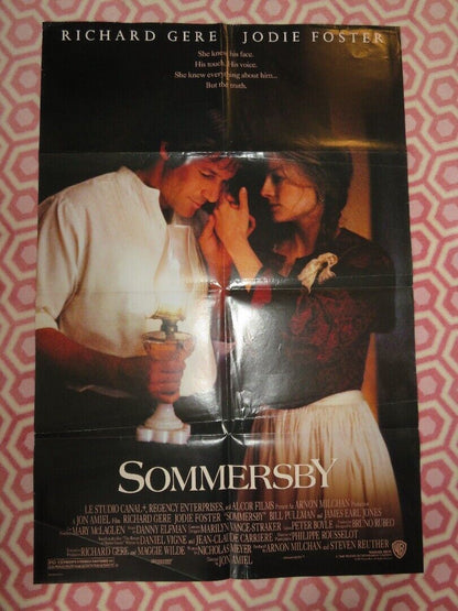 SOMMERSBY FOLDED US ONE SHEET POSTER RICHARD GERE JODIE FOSTER 1993 Movie posters