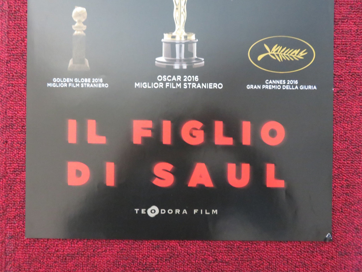 SON OF SAUL ITALIAN LOCANDINA POSTER GEZA ROHRIG LEVENTE MOLNAR 2015 Rendezvous Cinema Movie posters