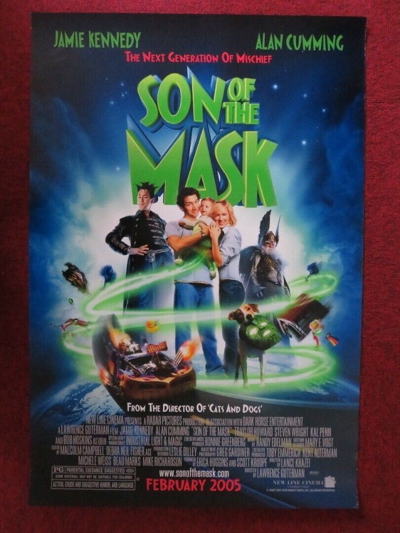 SON OF THE MASK - B US ONE SHEET ROLLED POSTER ALAN CUMMING 2005 Movie posters