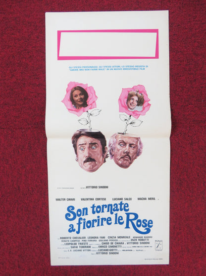 SON TORNATE A FIORIRE LE ROSE ITALIAN LOCANDINA POSTER WALTER CHIARI 1975 Rendezvous Cinema Movie posters