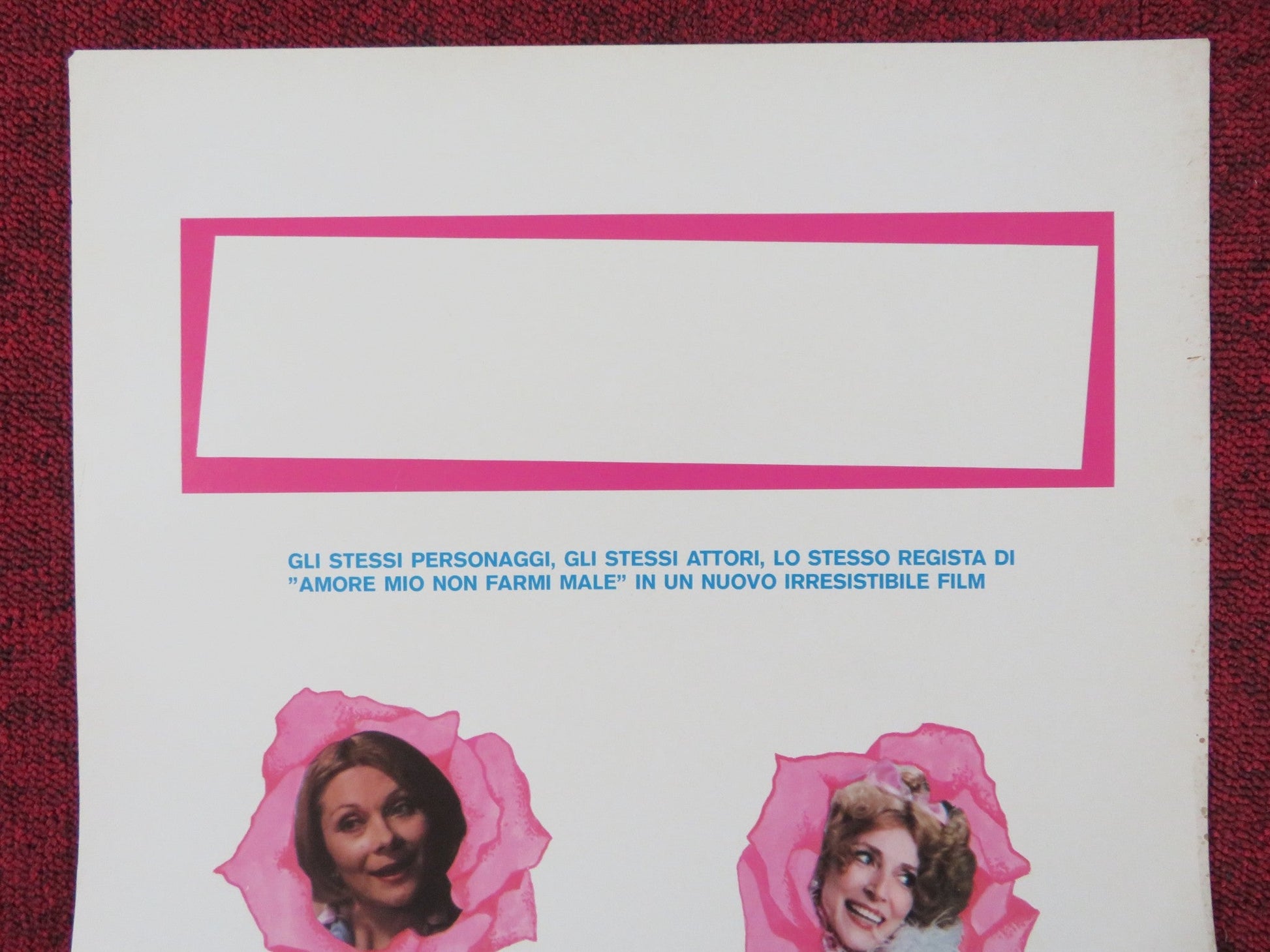 SON TORNATE A FIORIRE LE ROSE ITALIAN LOCANDINA POSTER WALTER CHIARI 1975 Rendezvous Cinema Movie posters