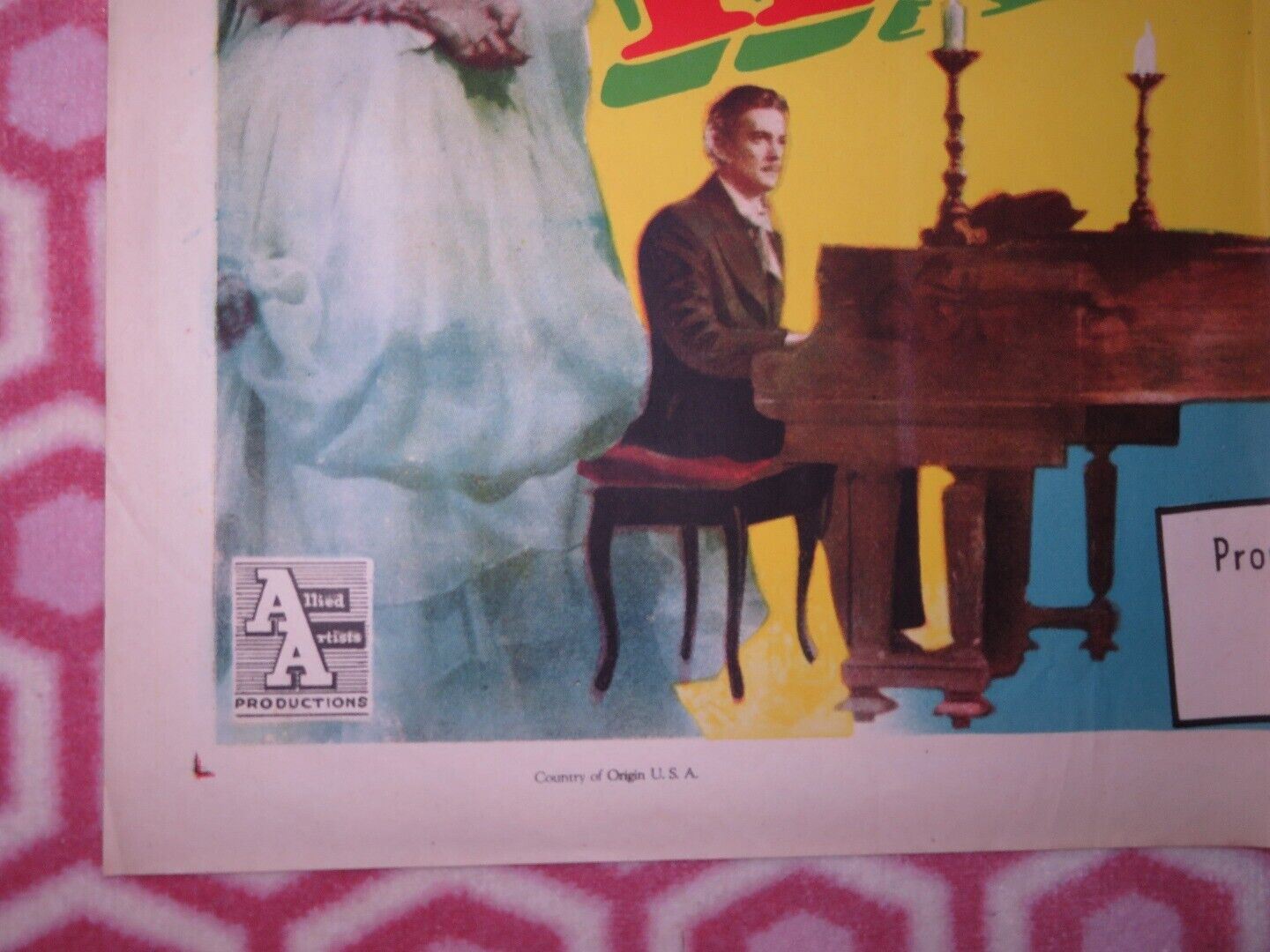 SONG OF MY HEART FOLDED US ONE SHEET POSTER FRANK SUNDSTROM AUDREY LONG 1948 Movie posters