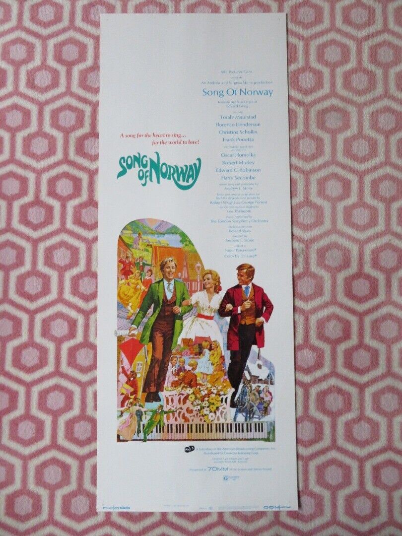 SONG OF NORWAY US INSERT (14"x 36") POSTER EDWARD GREG 1971 - Rendezvous Cinema