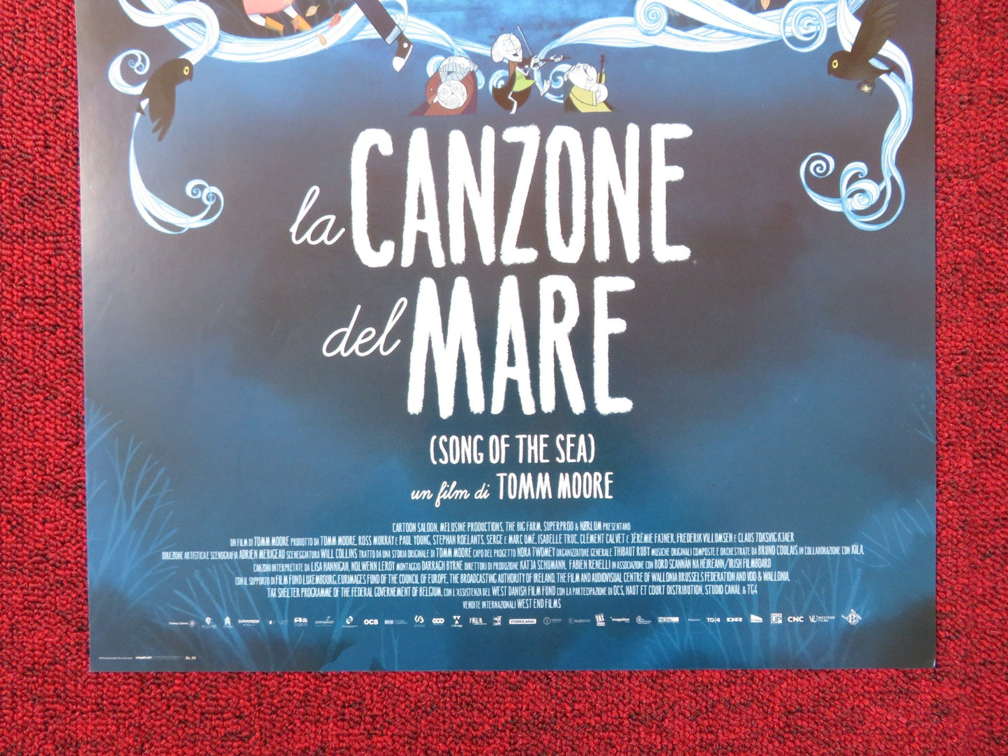 SONG OF THE SEA ITALIAN LOCANDINA POSTER DAVID RAWLE BRENDAN GLEESON 2014 Rendezvous Cinema Movie posters