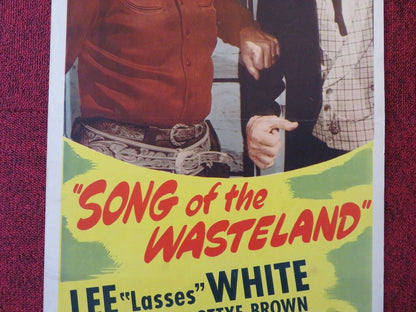 SONG OF THE WASTELAND US INSERT (14"x 36") POSTER JIMMY WAKELY 1947 Movie posters