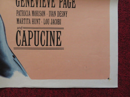 SONG WITHOUT END FOLDED US ONE SHEET POSTER DIRK BOGARDE CAPUCINE 1960 Movie posters
