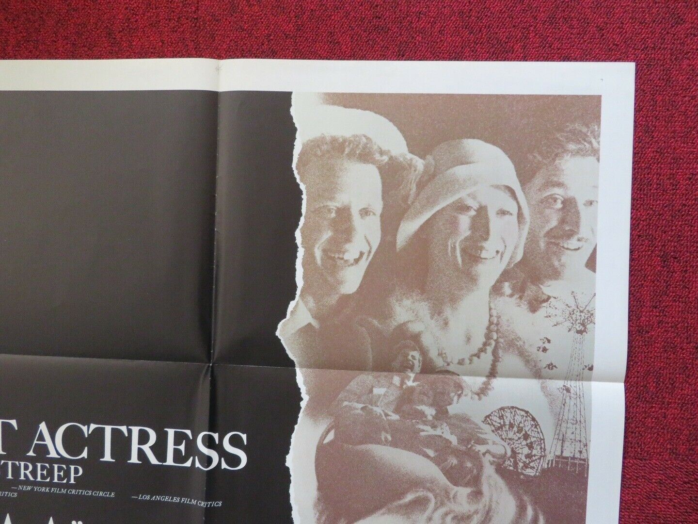 SOPHIE'S CHOICE FOLDED US ONE SHEET POSTER MERYL STREEP KEVIN KLINE 1982 Movie posters