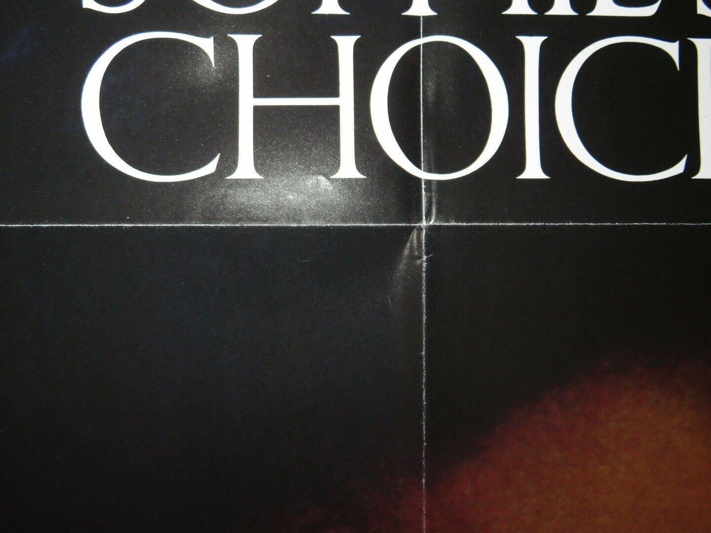 SOPHIE'S CHOICE US ONE SHEET POSTER MERYL STREEP KEVIN KLINE 1982 - Rendezvous Cinema