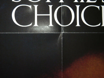 SOPHIE'S CHOICE US ONE SHEET POSTER MERYL STREEP KEVIN KLINE 1982 - Rendezvous Cinema
