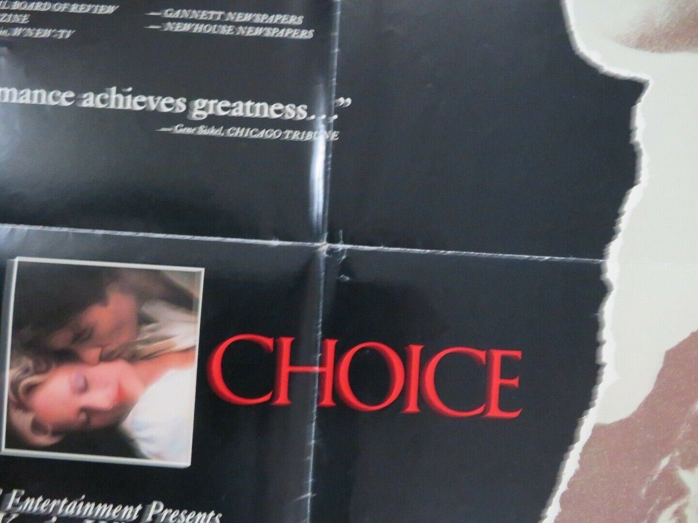SOPHIES CHOICE US ONE SHEET POSTER WILLIAM STYRON 1982 Rendezvous Cinema Movie posters