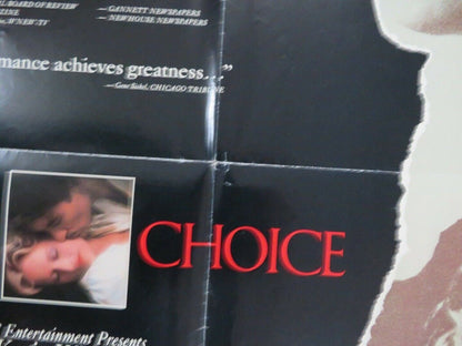 SOPHIES CHOICE US ONE SHEET POSTER WILLIAM STYRON 1982 Rendezvous Cinema Movie posters