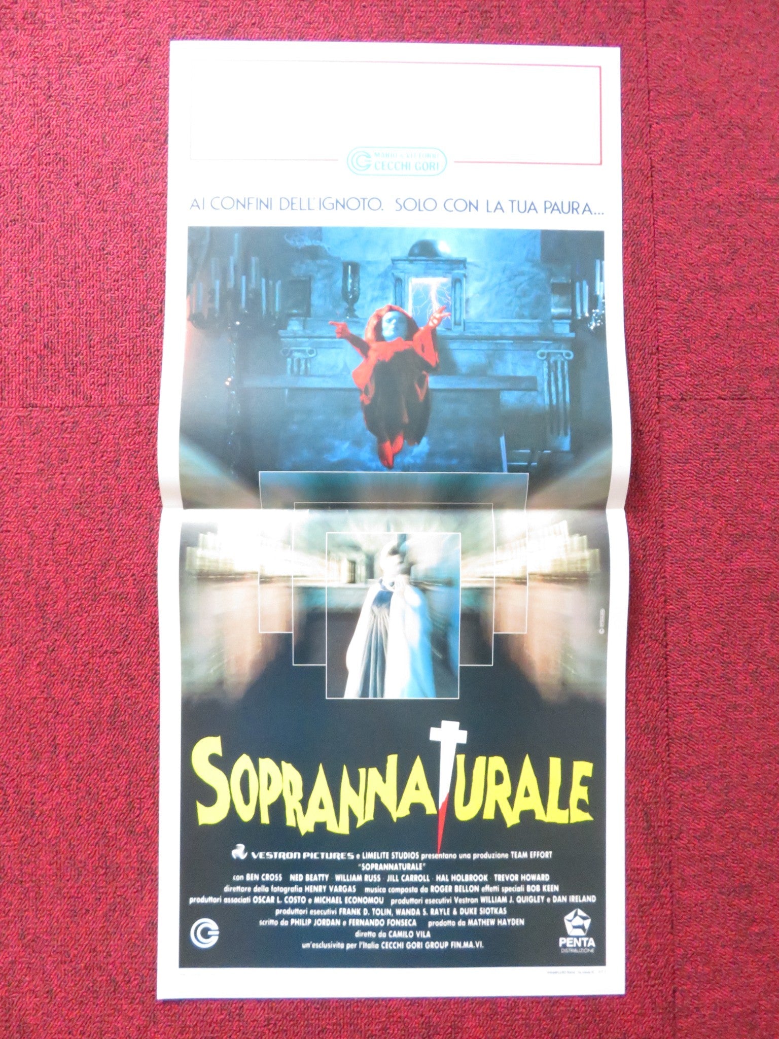 SOPRANNATURALE / THE UNHOLY ITALIAN LOCANDINA POSTER BEN CROSS NED BEATTY 1988 Rendezvous Cinema Movie posters