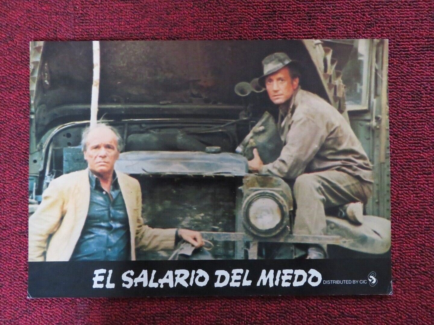SORCERER - A SPANISH LOBBY CARD ROY SCHEIDER FRANCISCO RABAL 1977 Movie posters