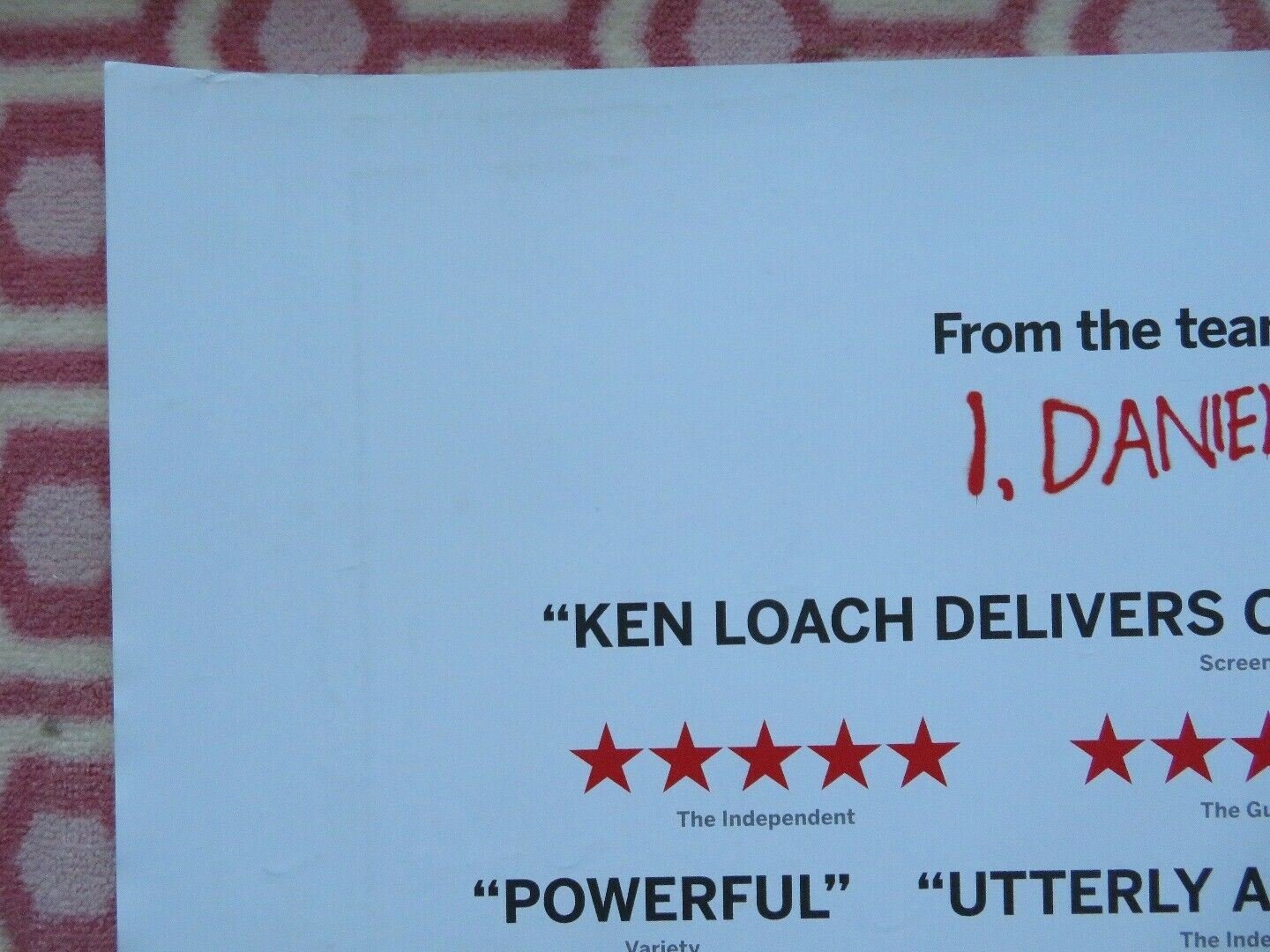 SORRY WE MISSED YOU QUAD (30"x 40") ROLLED POSTER KRIS HITCHEN DEBBIE HONEYWOOD Movie posters