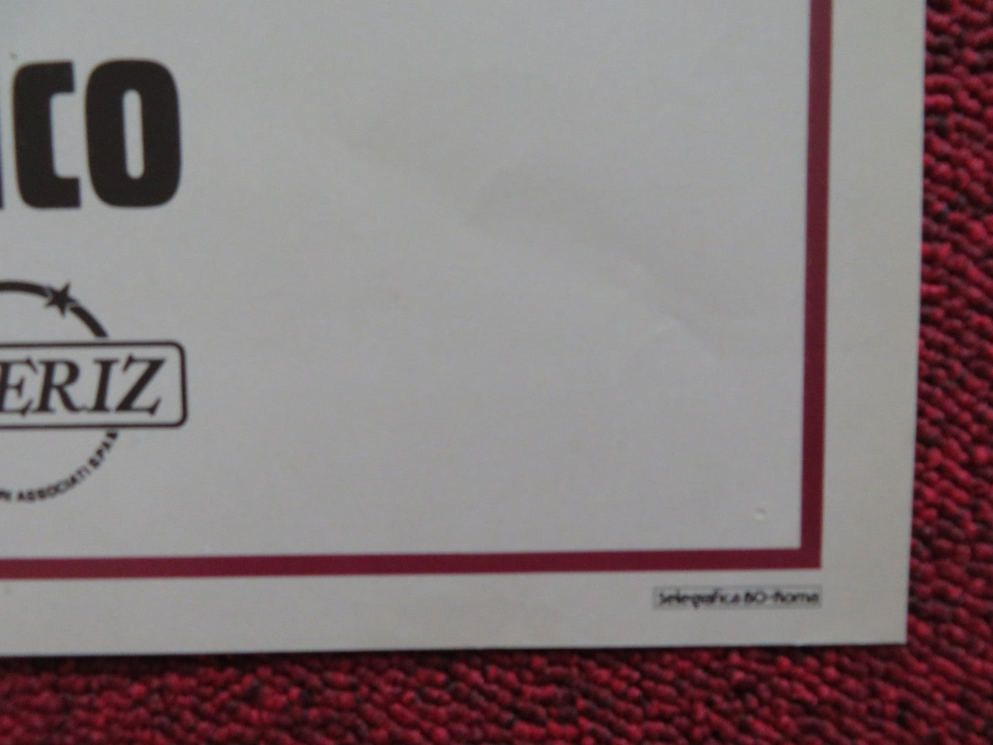 SORVEGLIATE IL VEDOVO - A ITALIAN FOTOBUSTA POSTER P. NOIRET M. SERRAULT 1980 Rendezvous Cinema Movie posters