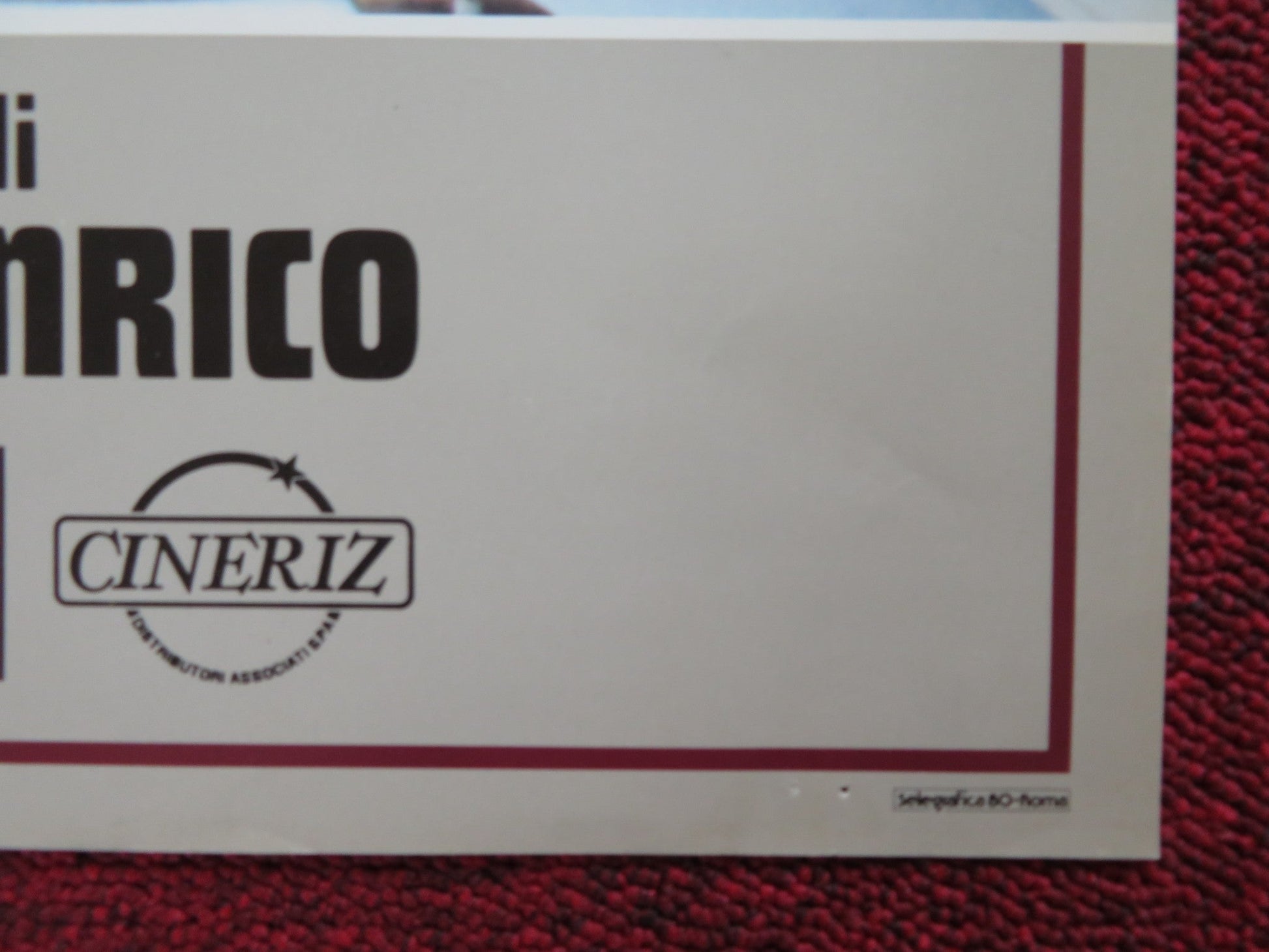 SORVEGLIATE IL VEDOVO - B ITALIAN FOTOBUSTA POSTER P. NOIRET M. SERRAULT 1980 Rendezvous Cinema Movie posters