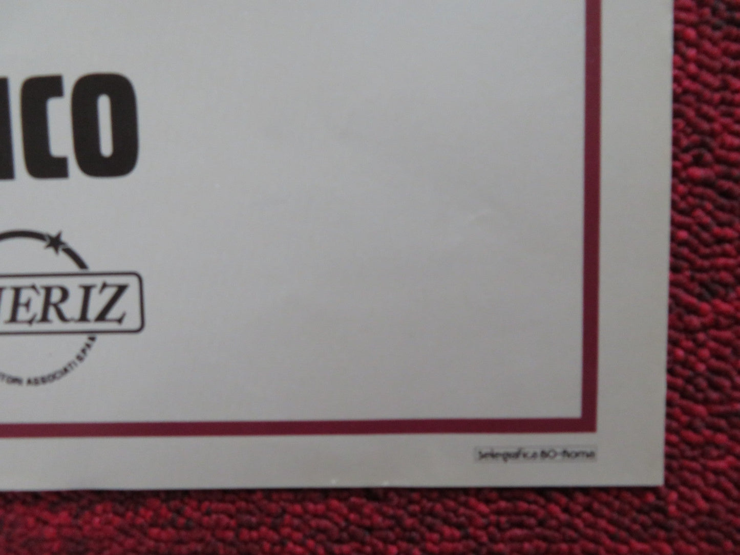 SORVEGLIATE IL VEDOVO - D ITALIAN FOTOBUSTA POSTER P. NOIRET M. SERRAULT 1980 Rendezvous Cinema Movie posters