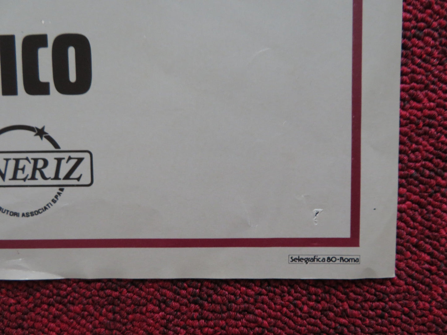 SORVEGLIATE IL VEDOVO - E ITALIAN FOTOBUSTA POSTER P. NOIRET M. SERRAULT 1980 Rendezvous Cinema Movie posters