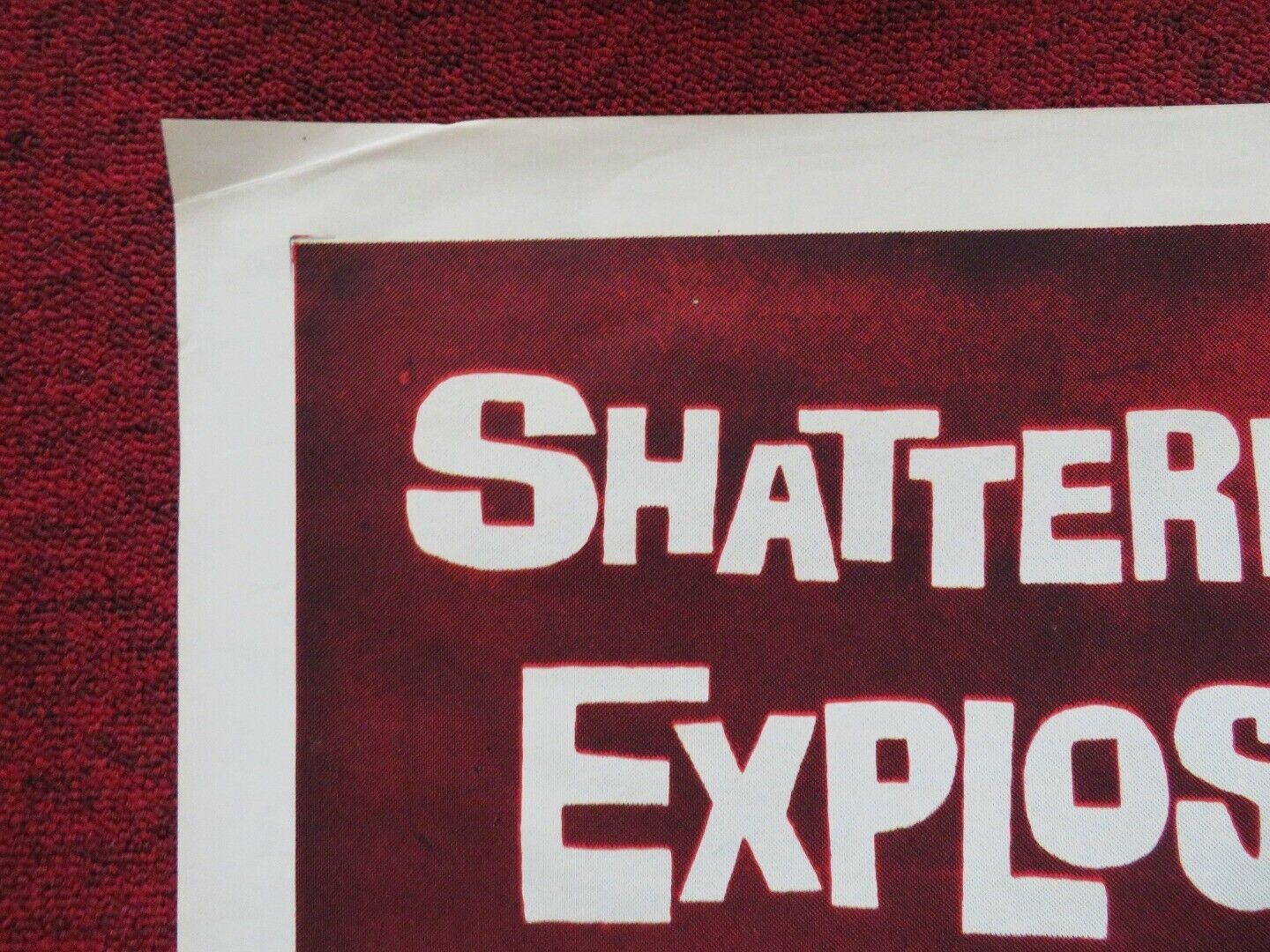 S.O.S PACIFIC FOLDED US ONE SHEET POSTER ROCHARD ATTENBOROUGH PIER ANGELI 1960 Movie posters