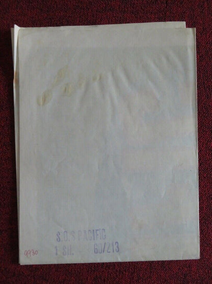 S.O.S PACIFIC FOLDED US ONE SHEET POSTER ROCHARD ATTENBOROUGH PIER ANGELI 1960 Movie posters