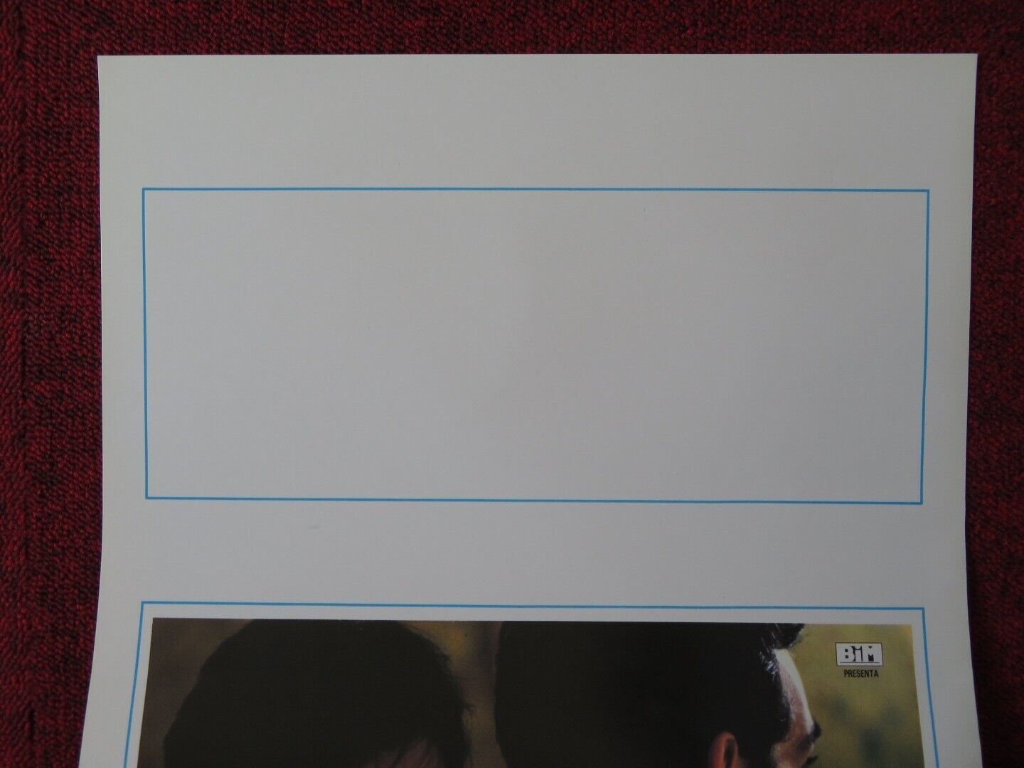 SOTTO IL CIELO DI PARIGI ITALIAN LOCANDINA (27.5"x13") POSTER M FOURASTIER 1992 Movie posters