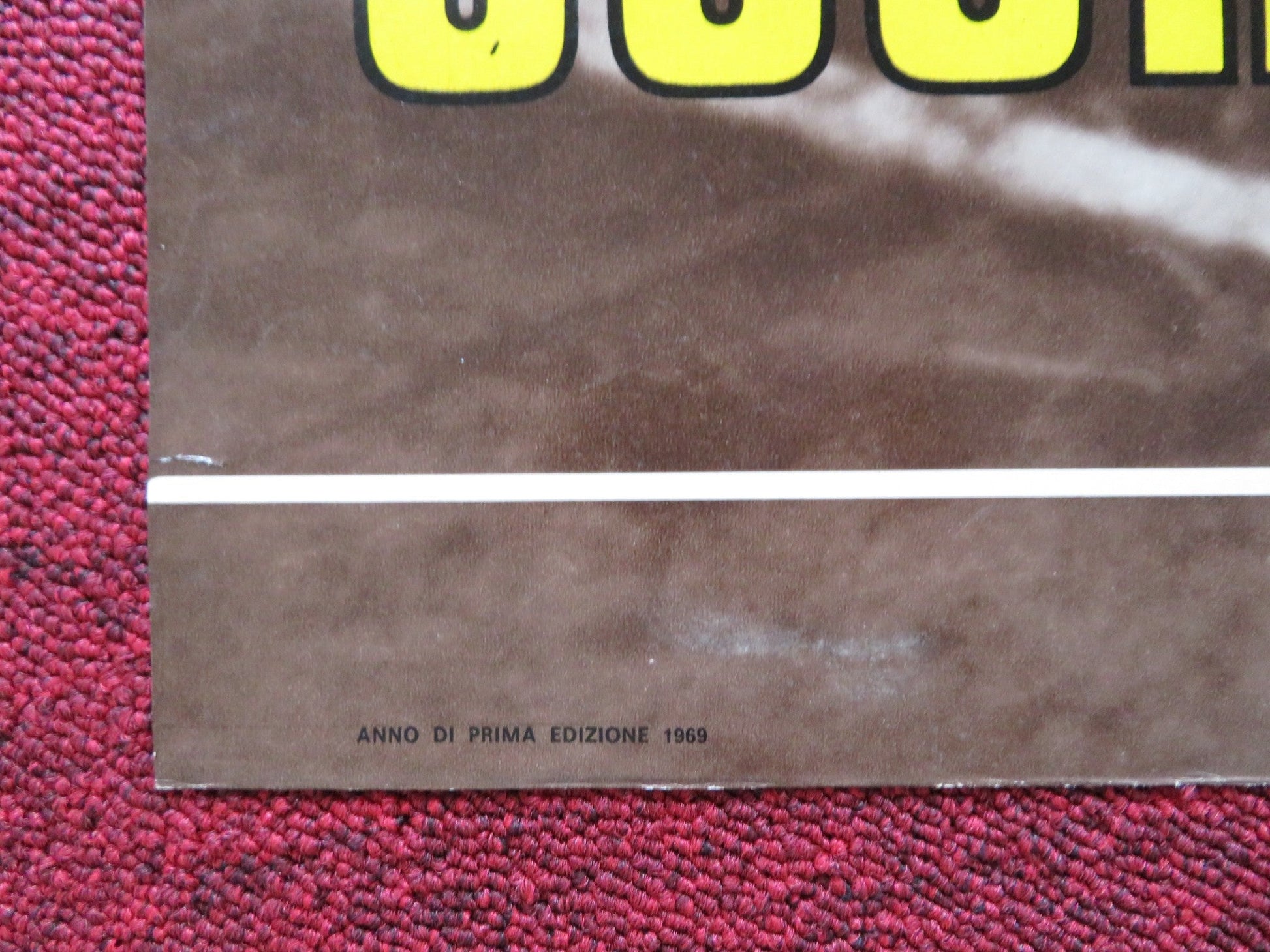 SOTTO IL SEGNO DELLO SCORPIONE ITALIAN FOGLIO POSTER GIAN MARIA VOLONTE 1969 Rendezvous Cinema Movie posters