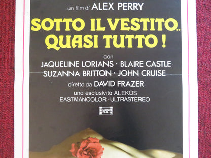 SOTTO IL VESTITO QUASI TUTTO! / BAD GIRLS 2 ITALIAN LOCANDINA POSTER 1983 Rendezvous Cinema Movie posters