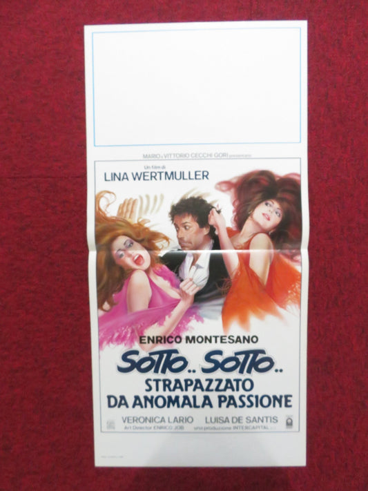 SOTTO... SOTTO ITALIAN LOCANDINA POSTER ENRICO MONTESANO VERONICA LARIO 1984 Rendezvous Cinema Movie posters