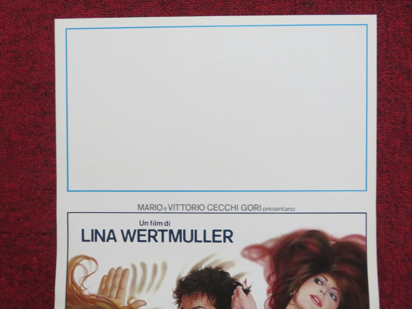 SOTTO... SOTTO ITALIAN LOCANDINA POSTER ENRICO MONTESANO VERONICA LARIO 1984 Rendezvous Cinema Movie posters