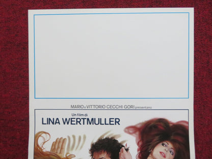SOTTO... SOTTO ITALIAN LOCANDINA POSTER ENRICO MONTESANO VERONICA LARIO 1984 Rendezvous Cinema Movie posters