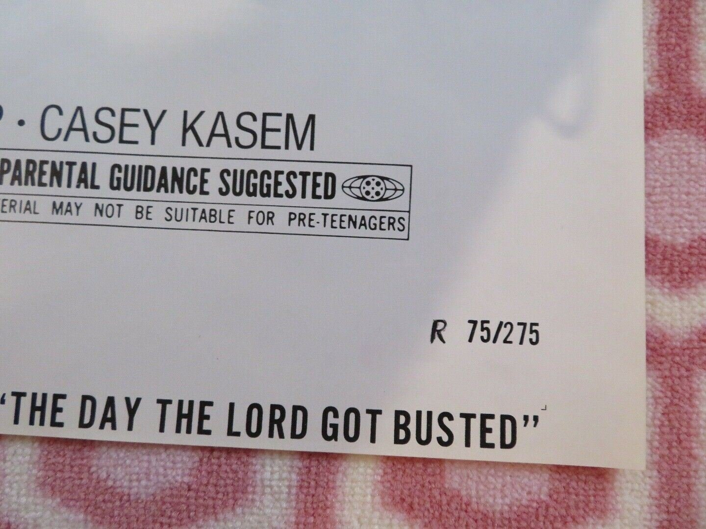 SOUL HUSTLER/ THE DAY THE LORD GOT BUSTED ONE SHEET POSTER BURT TOPPER - Rendezvous Cinema