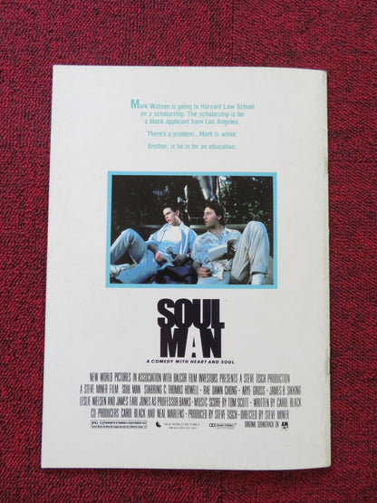 SOUL MAN JAPANESE BROCHURE / PRESS BOOK C.THOMAS HOWELL EARL JAMES JONES 1986 Rendezvous Cinema Movie posters