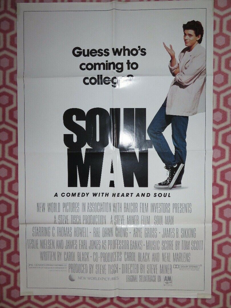 SOUL MAN US ONE SHEET POSTER LESLIE NIELSEN C.THOMAS HOWELL Movie posters