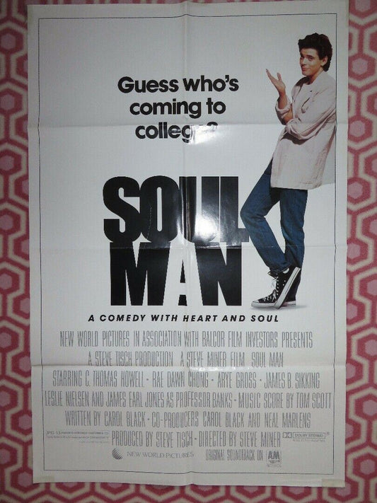 SOUL MAN US ONE SHEET POSTER LESLIE NIELSEN C.THOMAS HOWELL Movie posters