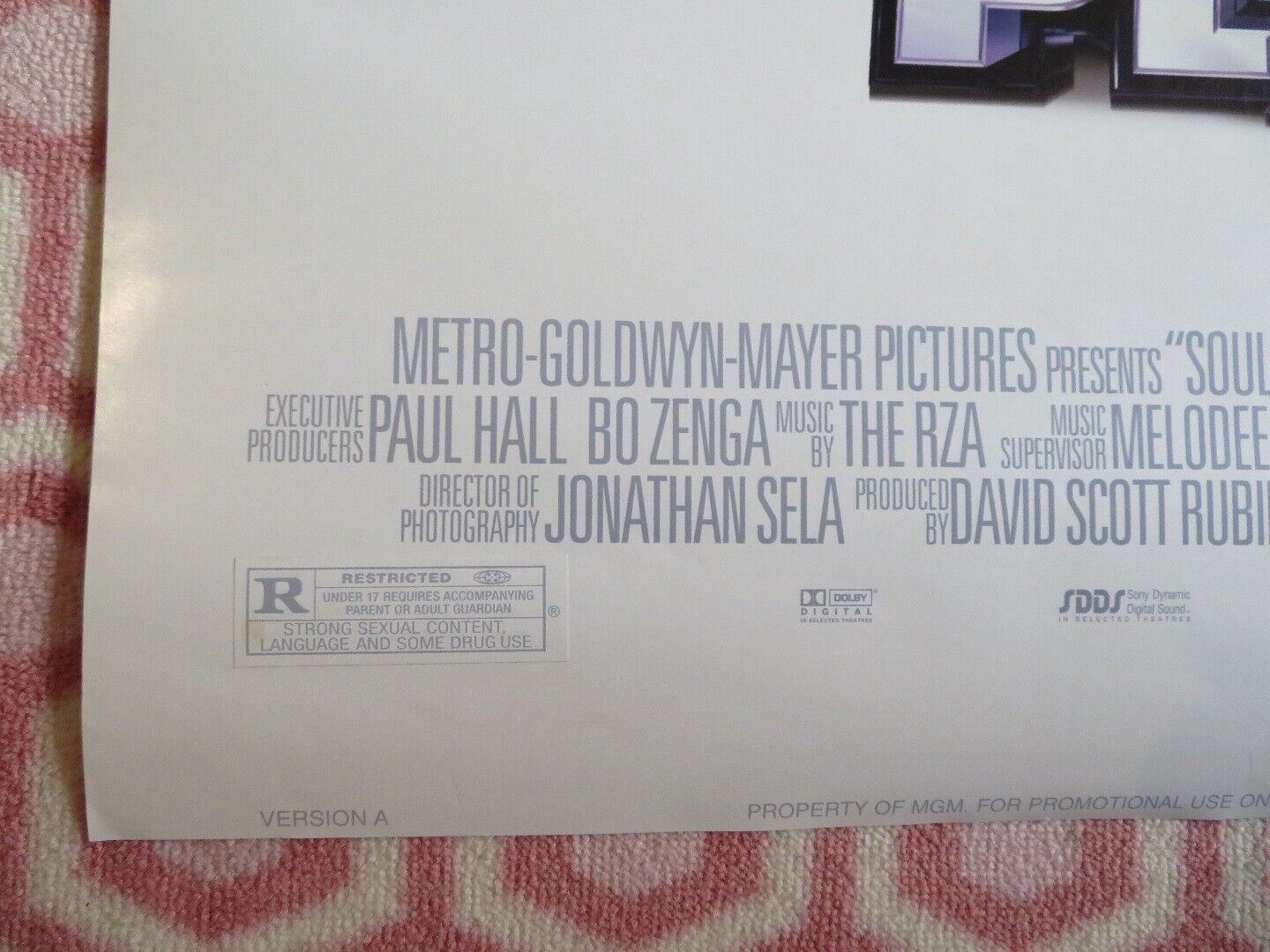 SOUL PLANE VERSION A US ROLLED POSTER KEVIN HART SNOOP DOGG 2004 Rendezvous Cinema Movie posters